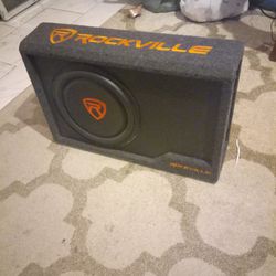 Rockville Subwoofer With Built-in Amplifier 