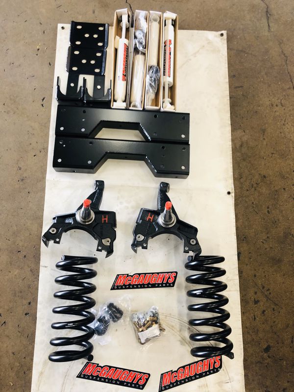 88- 98 Chevy c1500 OBS truck 4/6 Mcgaughys deluxe drop kit includes all