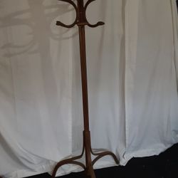 Wood  50s Hat & Coat Stand. 