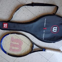 Wilson Ultra Pro Tennis Racquet w/ Cover Case Size 4 1/2 Grip