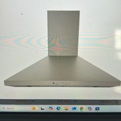 GE 30 Inch Convertible 350 CFM Slate Wall Mounted Range Hood