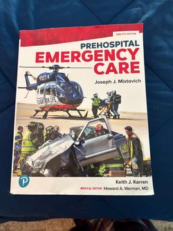 Prehospital  Emergency Care 12th Edition Textbook