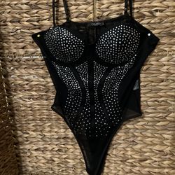 Rhinestone Bodysuit 
