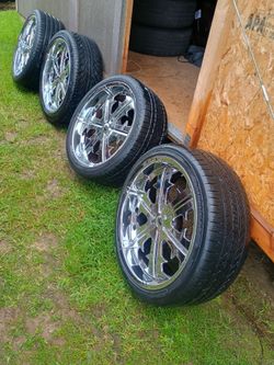 22' velocity chrome rims