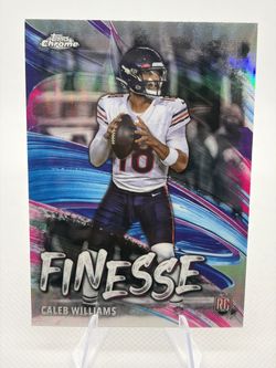 Caleb Williams Topps Chrome Finesse Rookie Card