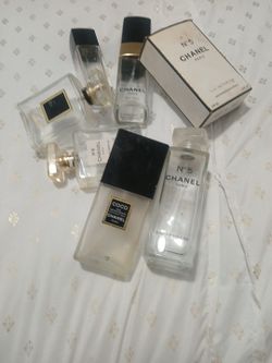 Empty chanel bottles
