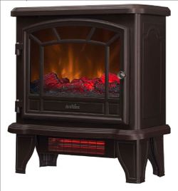 duraflame® Infrared Quartz Electric Fireplace Stove Heater, Bronze