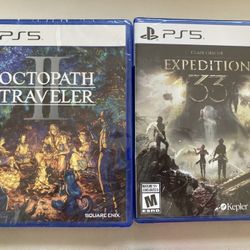 Ps5 Game Expedition 33  Clair Obscur Octopath Traveler 2 RPG Turn Base J Best X 