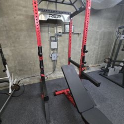 REP Weight Rack with Bench
