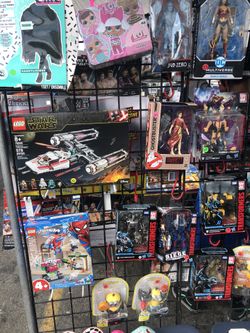 Marvel toys Heman transformers LEGOs etc