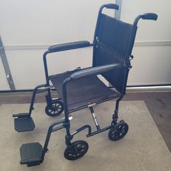 🔥 Wheelchair ♿️ McKesson Hospital Grade Medical Injury Recovery Mobility Transport Wheel Chair Wide 18.5in Brakes Comfortable Folding Portable Durabl