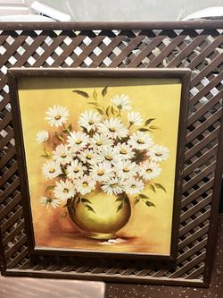 2 Painted Pictures Of Daisies