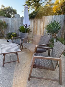 4 Piece Patio Furniture Set