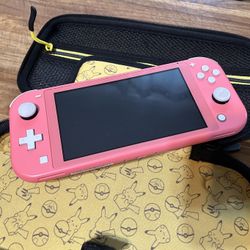 Nintendo Switch w/ Pokemon Case 