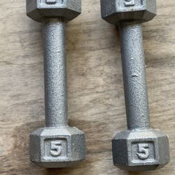 5lb Iron Dumbells