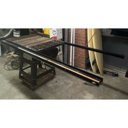 Ohio Forge Pro Series 10” Table Saw 80” Rails Heavy Duty Professional 1.5 HP 18/9 A Contractors Cabinet