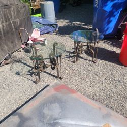 End Tables Glass Top 