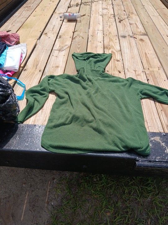 Soft Green Turtle Neck