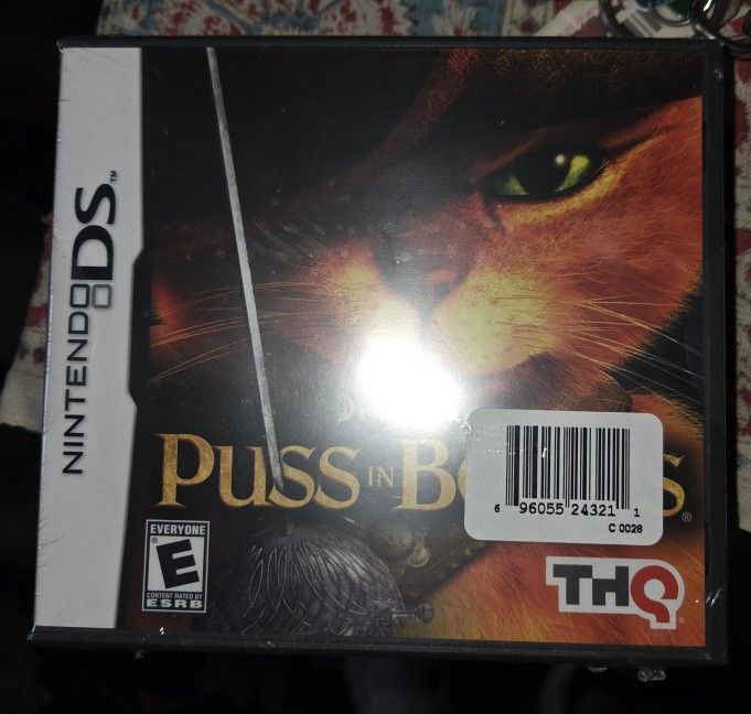 SEALED NEW Puss in Boots (Nintendo DS, 2011) Complete CIB