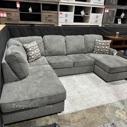 Delivery Available, Double Chaise Sectional, SKU#1029402L