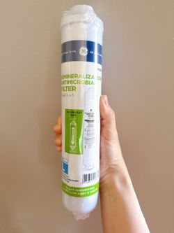 GE REVERSE OSMOSIS UNDER SINK REMINERALIZATION & ANTIMICROBIAL REPLACEMENT FILTER