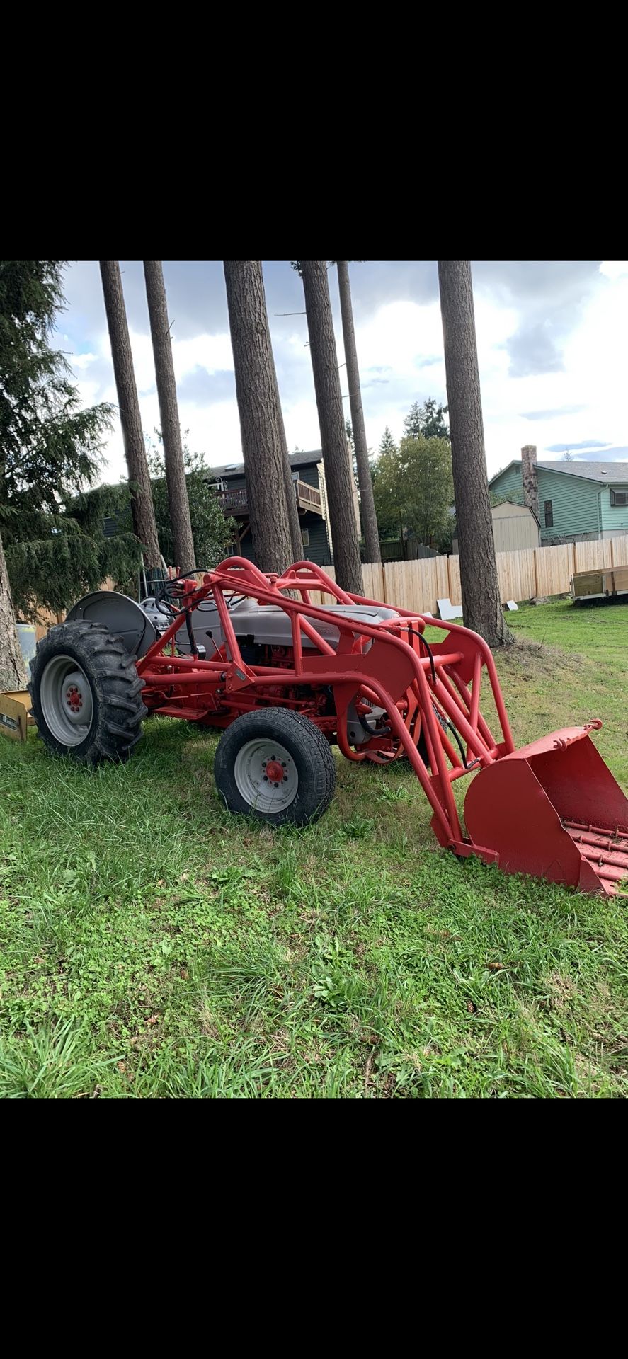 Ford Tractor With Cultivator