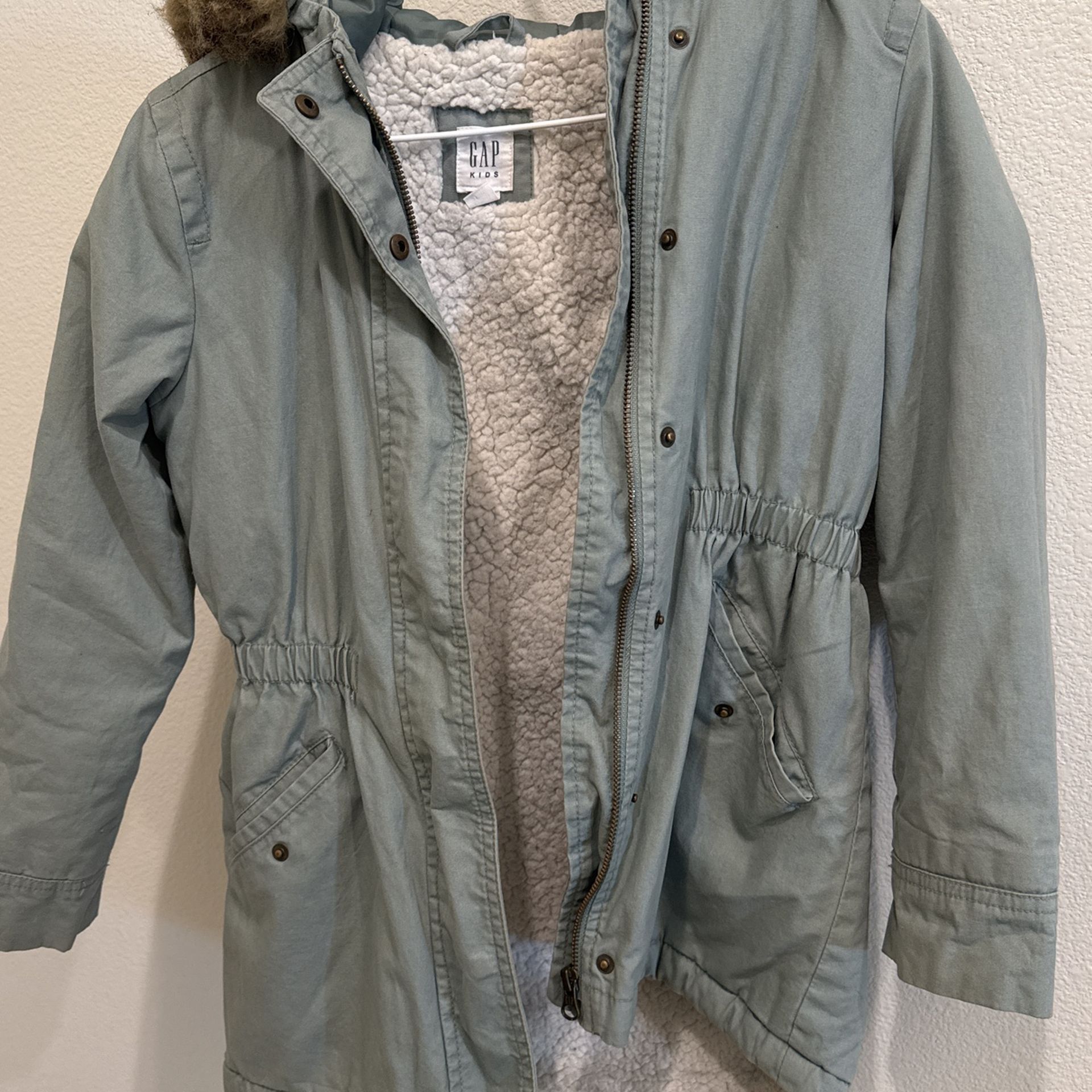 Gap Girl's Matte Green Jacket