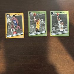 Donruss “Kings” 3-Card Bundle – NBA Stars & Legends