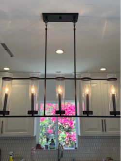 LINEAR KITCHEN PENDANT LIGHT for sale! Used but looks like new!