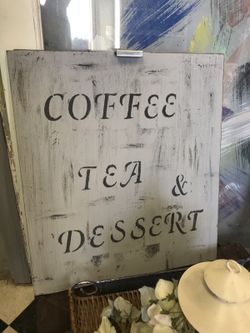 Rustic Handmade wooden sign