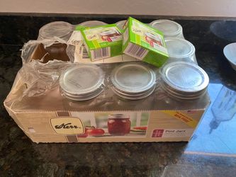 Canning jars and supplies
