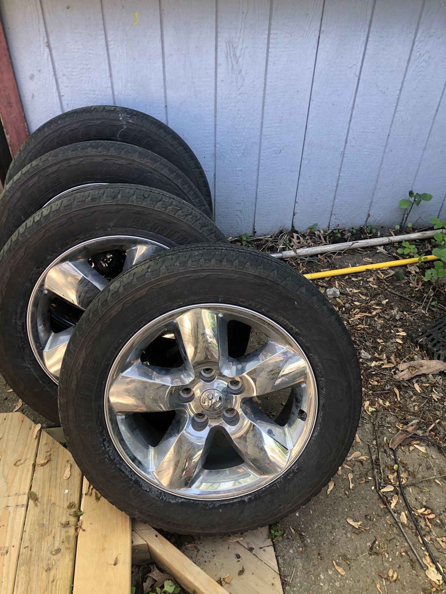20 “ ram rims with tires and sensors