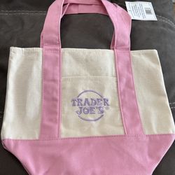 Trader Joe’s mini canvas tote bag