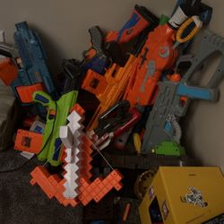 variety of nerf guns 