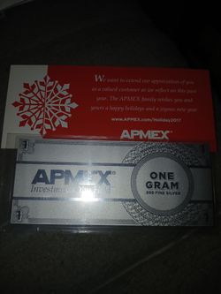 APMEX SILVER NOTE