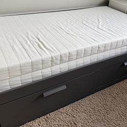 IKEA day bed with mattresses