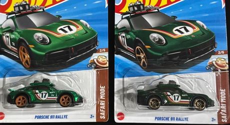Hot Wheels Porsche 911 Rallye Safari Mode 2-Pack