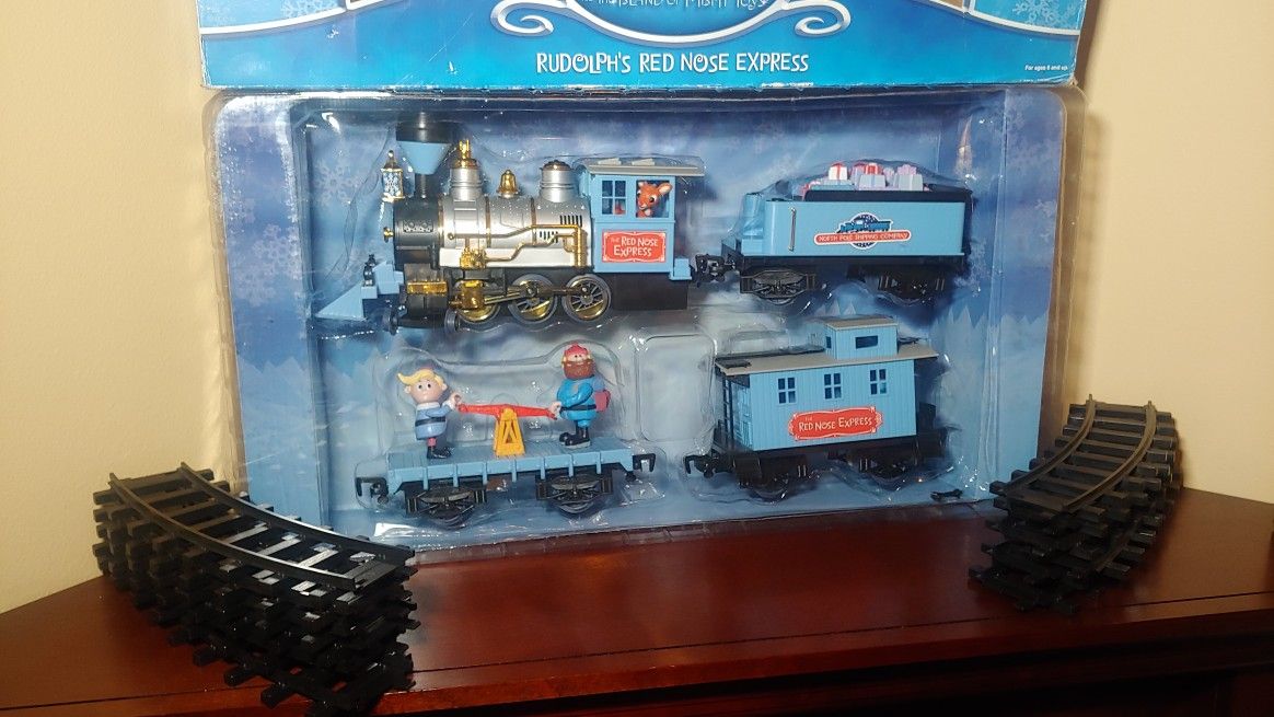 Rudolph's Red Nose Express Misfit Toys Train Set 