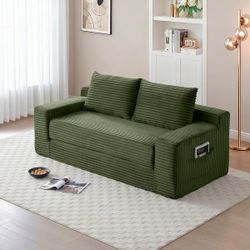 Green Convertible Sofa Bed 