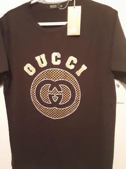 G.u.c.c.i Designer logo shirt size X Large