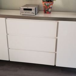 White Console Entry Way Table 