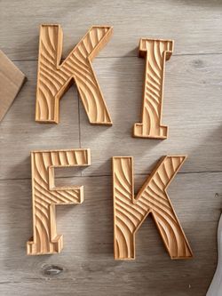 Wood Letter Decoration