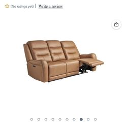 Member’s Mark Cooper power recliner sofa/couch with multiple usb ports phone charger