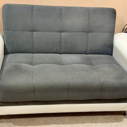  Real Leather Love Seat Sleeper 