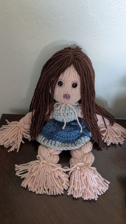 Beautiful Handmade yarn and crochet dolls ($35 each)