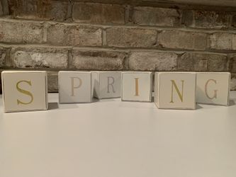 Spring Wooden Blocks