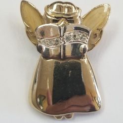 Gold Plated Angel Pin