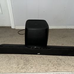 Polk Soundbar and Bass Module