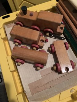 Vintage Wooden Trucks