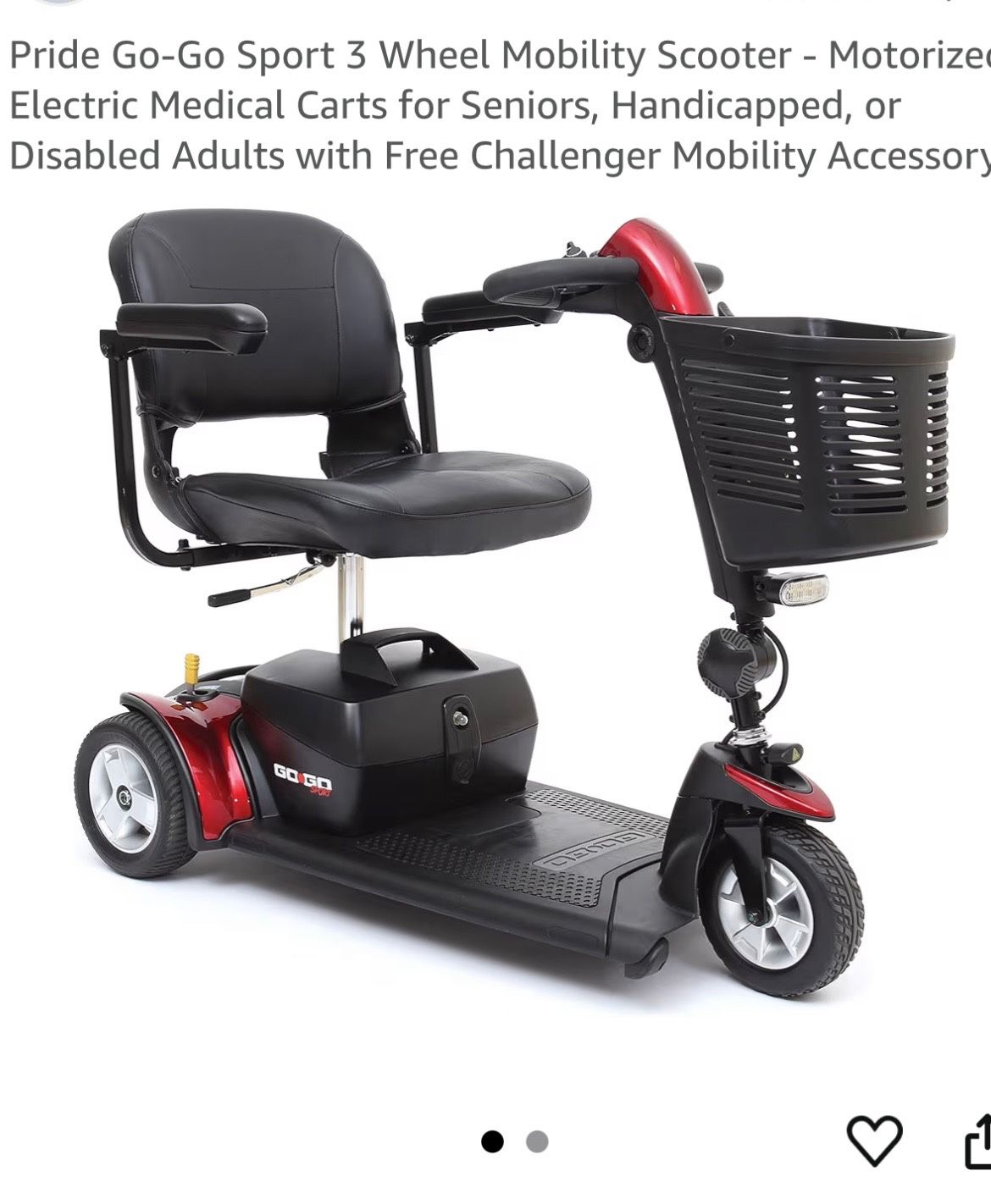 Mobility Scooter - Pride - GoGo Sport